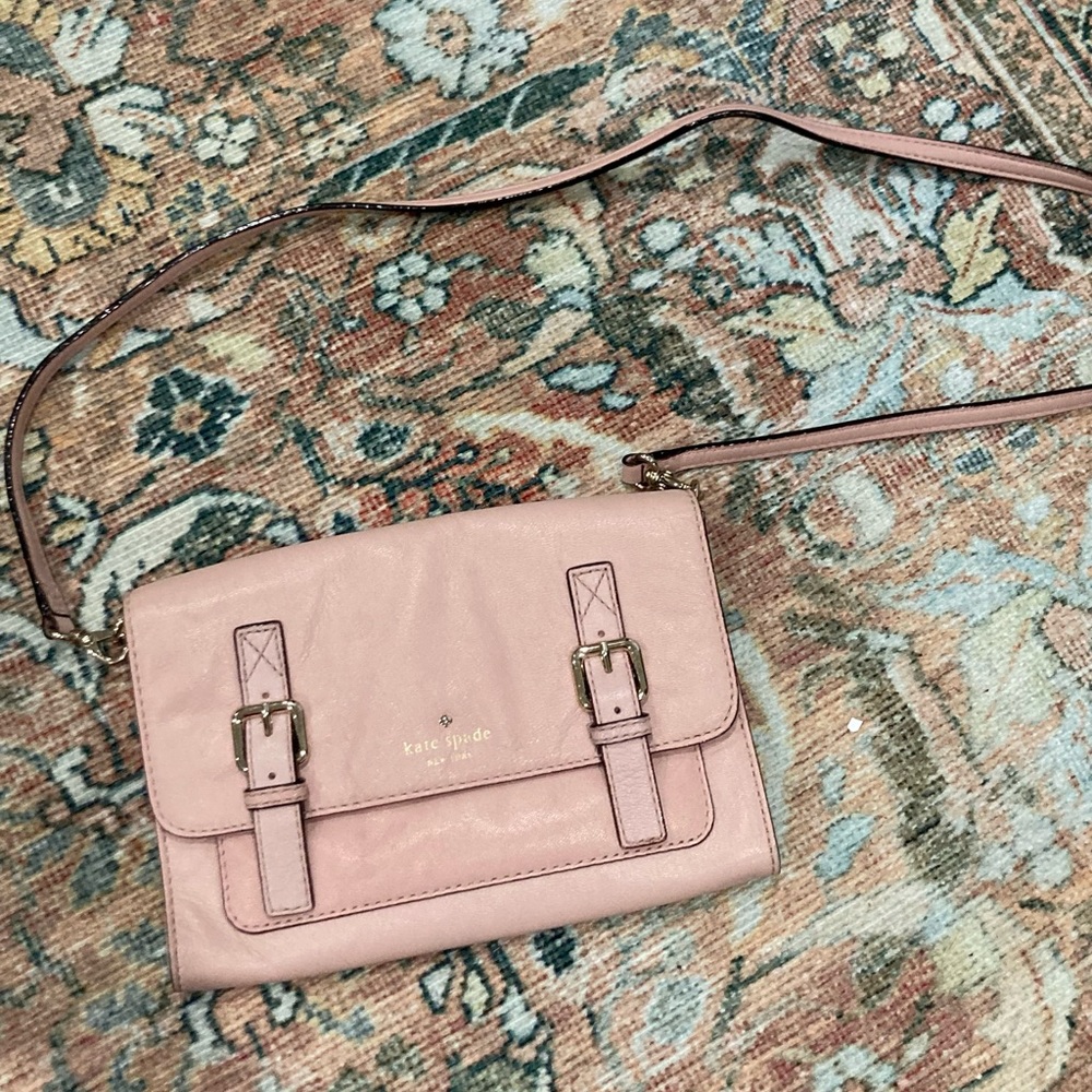 KATE SPADE LIGHT PINK CROSS BODY BAG